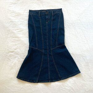 RL long denim skirt